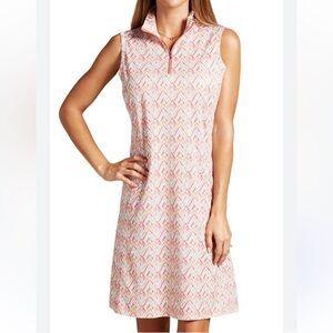 Bermuda Sands pastel chevron golf dress size large